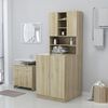 vidaXL Washing Machine Cabinet Sonoma Oak
