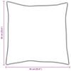 vidaXL Pillow with Pillow 2 pcs White 65 x 65 cm Cotton
