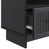 vidaXL TV Cabinet with Drawer Black 102 x 34.5 x 50 cm Engineered Wood