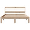 vidaXL Bed Frame with Headboard without Mattress 120x200 cm