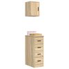 vidaXL Garage Cabinets 2 pcs Sonoma Oak Engineered Wood