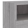vidaXL TV Wall Cabinet Grey Sonoma 60x30x30 cm Engineered Wood