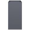 vidaXL Planter Anthracite 40x80x80 cm Steel