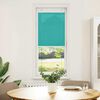 vidaXL Pleated Blind Petrol Green 40x100 cm Fabric Width 39.4 cm Polyester