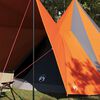 vidaXL Family Tipi Tent Folding Grey and Orange 510 x 690 x 330 cm