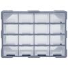 vidaXL Multi-drawer Organiser with 16 Middle Drawers 52x16x37 cm