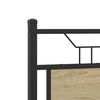 vidaXL Bed Frame without Mattress Sonoma Oak 120x200 cm Engineered Wood