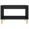 vidaXL Coffee Table Black 60x50x40 cm Engineered Wood