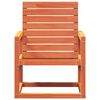 vidaXL Garden Chair Wax Brown 57.5x63x76 cm Solid Wood Pine