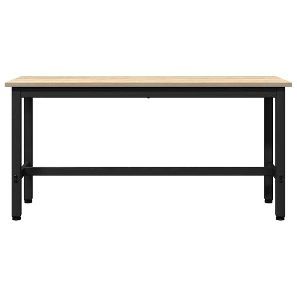 vidaXL Dining Bench Sonoma Oak 100 x 32.5 x 48.5 cm