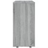 vidaXL Rolling Cabinet Grey Sonoma 60x35x75 cm Engineered Wood