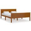 vidaXL Bed Frame without Mattress Honey Brown Solid Wood Pine 160x200cm