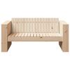 vidaXL Garden Sofa Brown 134 x 60 x 62 cm Solid Pine Wood