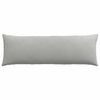 vidaXL Sofa Pillows 2 pcs Light Grey 120 x 40 cm Fabric