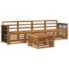 vidaXL Outdoor Sofa Set 5 pcs Natural Solid Acacia Wood