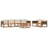vidaXL Outdoor Sofa Set 7 pcs Natural Solid Acacia Wood