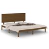 vidaXL Bed Frame without Mattress Honey Brown 200x200 cm Solid Wood Pine