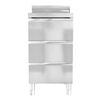 vidaXL Commercial Kitchen Cabinets 2 pcs Stainless Steel