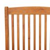 vidaXL Folding Garden Chairs 2 pcs Solid Eucalyptus Wood