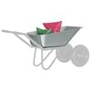 vidaXL Wheelbarrow Tray Replacement Silver 88 x 60 x 32 cm Steel