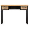 vidaXL Writing Table 110x50x76 cm Solid Mango Wood