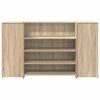vidaXL Reception Desk Sonoma Oak 180x50x103.5 cm Engineered Wood