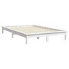 vidaXL Bed Frame without Mattress White 140x190 cm Solid Wood Pine
