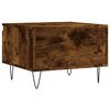 vidaXL Coffee Tables 2 pcs Smoked Oak 50x46x35 cm Engineered Wood