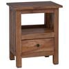 vidaXL Bedside Table Brown 41 x 30 x 50 cm Solid Mahogany Wood