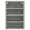 vidaXL Hanging Cabinet Riga Concrete Grey 40x29.5x60 cm Engineered Wood