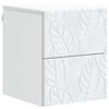 vidaXL Wall-Mounted Bedside Cabinet White 34.5 x 33 x 40 cm