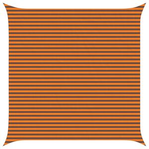 vidaXL Sun Shade Sail Orange and Brown 5 x 5 m 100% Polyester Oxford