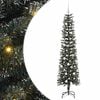 vidaXL Artificial Christmas Tree with 300 LEDs with Stand Green 180 cm