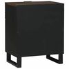 vidaXL Bedside Cabinet Walnut 50 x 33 x 60 cm Solid Acacia wood