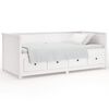 vidaXL Day Bed without Mattress White 100x200 cm Solid Wood Pine