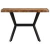 vidaXL Dining Table 110x55x75 cm Solid Wood Mango
