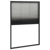 vidaXL Plisse Insect Screen for Windows Aluminium Anthracite 80x160cm