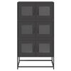 vidaXL Highboard Black 68x39x123 cm Steel