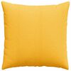 vidaXL Sofa Pillows 2 pcs Light Yellow 80 x 80 cm Corduroy Fabric
