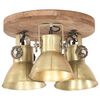 vidaXL Industrial Ceiling Lamp 25 W Brass 42x27cm E27