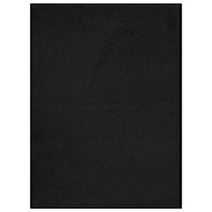 vidaXL Doormat Black 60x80 cm