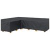 vidaXL Furniture Cover Black