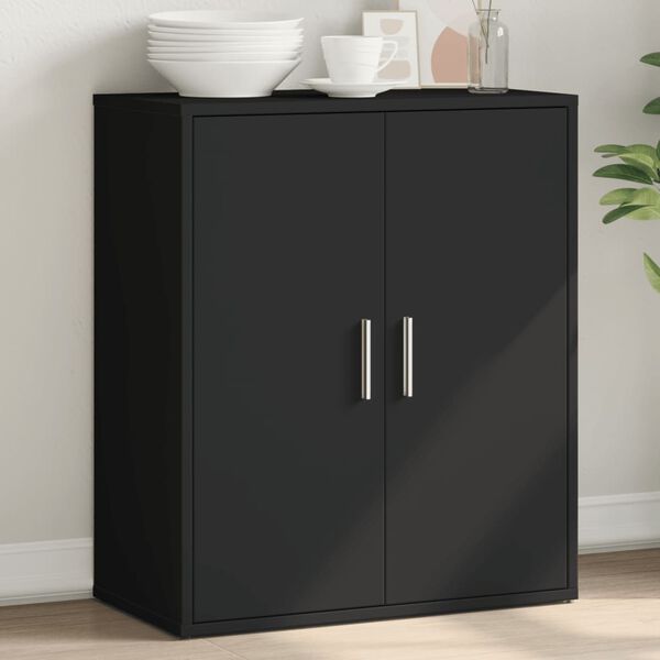 vidaXL Sideboard Black 60x31x70 cm Engineered Wood