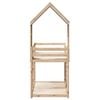 vidaXL Bunk Bed without Mattress 75x190 cm Small Single Solid Wood Pine