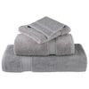 vidaXL Premium Towels "SOLUND" 10 pcs Grey 100x200 cm 600 gsm