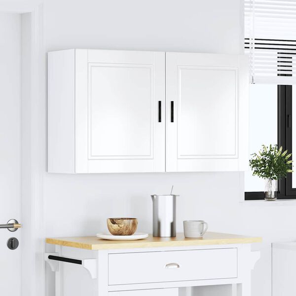 vidaXL Kitchen Wall Cabinets 2 pcs&nbsp;Porto High Gloss White Engineered Wood