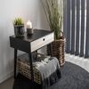 House Nordic Bedside Table Annemie Black and Natural