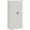 vidaXL File Cabinet Light Grey 90x40x220 cm Steel