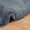 vidaXL Faux Rabbit Fur Rug Olite Anthracite 50 x 80 cm Polyester