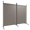 vidaXL 2-Panel Room Divider Anthracite 175x180 cm Fabric